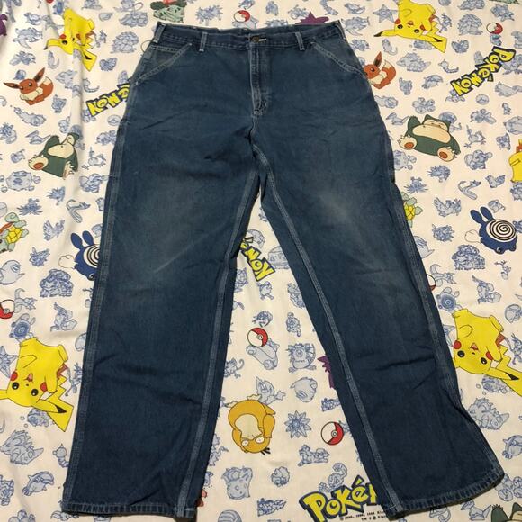 Vintage 90s Carhartt Dungaree Fit Jeans 40x34 - Picture 1 of 4